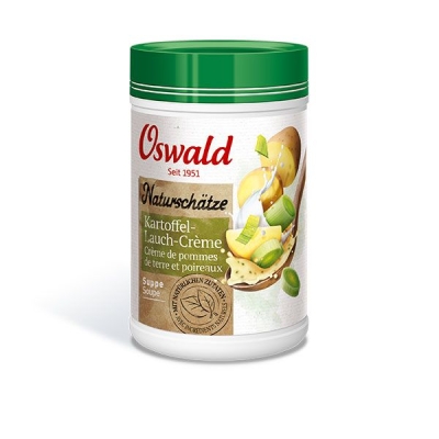 Kartoffel-Lauchcreme-Suppe Oswald Naturschätze 450 g (MHD-Ware)